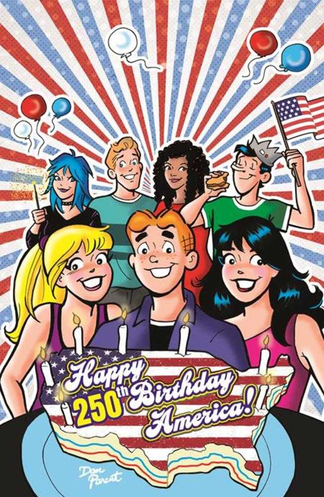 Archie Comics Celebrates Americas 250TH (One Shot) Cover D Dan Parent Foil Full Art Variant