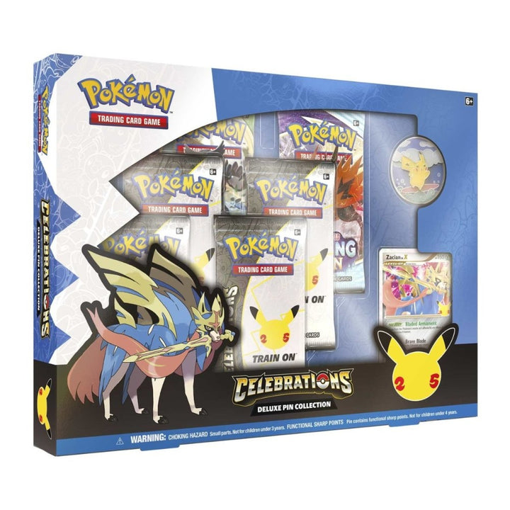 Pokémon TCG: Sword & Shield 25th Anniversary Deluxe Pin Collection Box