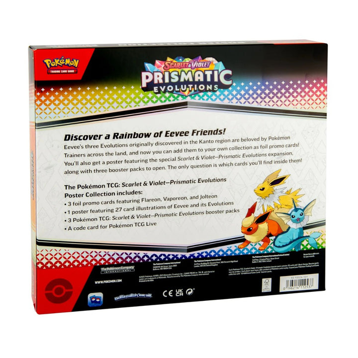 Pokémon TCG: Scarlet & Violet Prismatic Evolutions Poster Collection