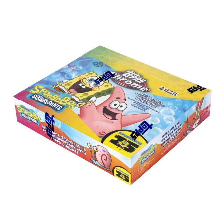 2025 Topps Chrome SpongeBob SquarePants 25th Anniversary Hobby Box