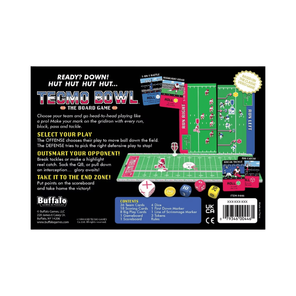 Tecmo Bowl Card Game