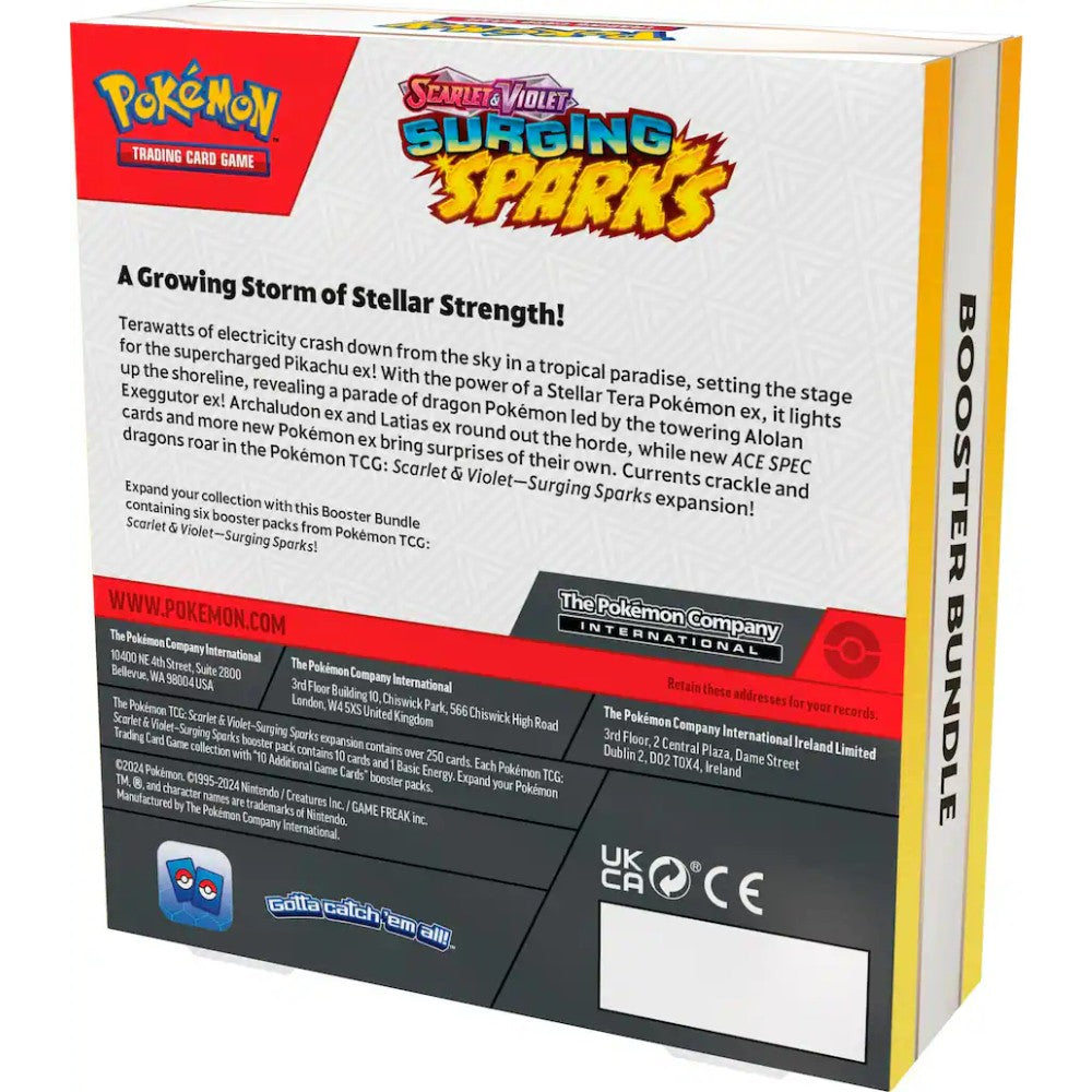 Pokémon TCG: Scarlet & Violet Surging Sparks Booster Bundle (6 Packs-b)