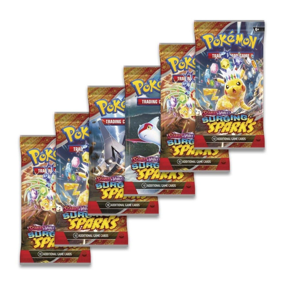 Pokémon TCG: Scarlet & Violet Surging Sparks Booster Bundle (6 Packs)