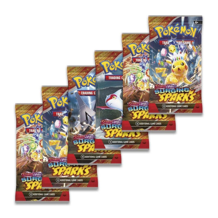 Pokémon TCG: Scarlet & Violet Surging Sparks Booster Bundle (6 Packs)