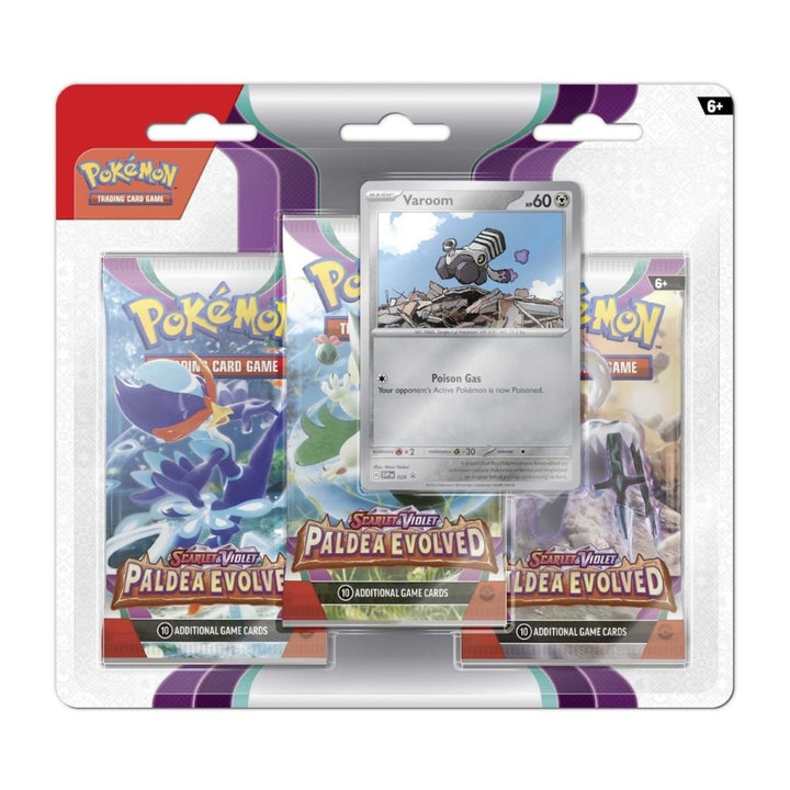 Pokémon TCG: Scarlet & Violet Paldea Evolved 3-pack Blister w/ random Promo