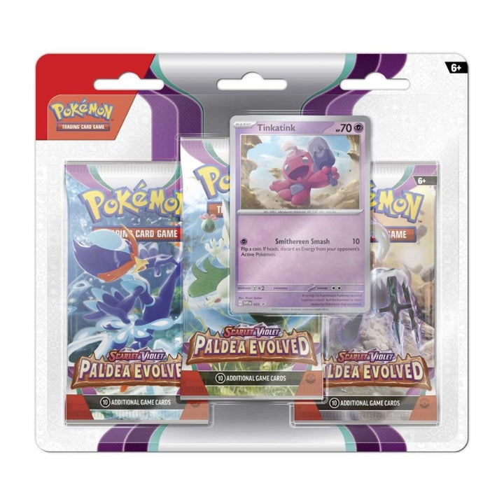Pokémon TCG: Scarlet & Violet Paldea Evolved 3-pack Blister w/ random Promo