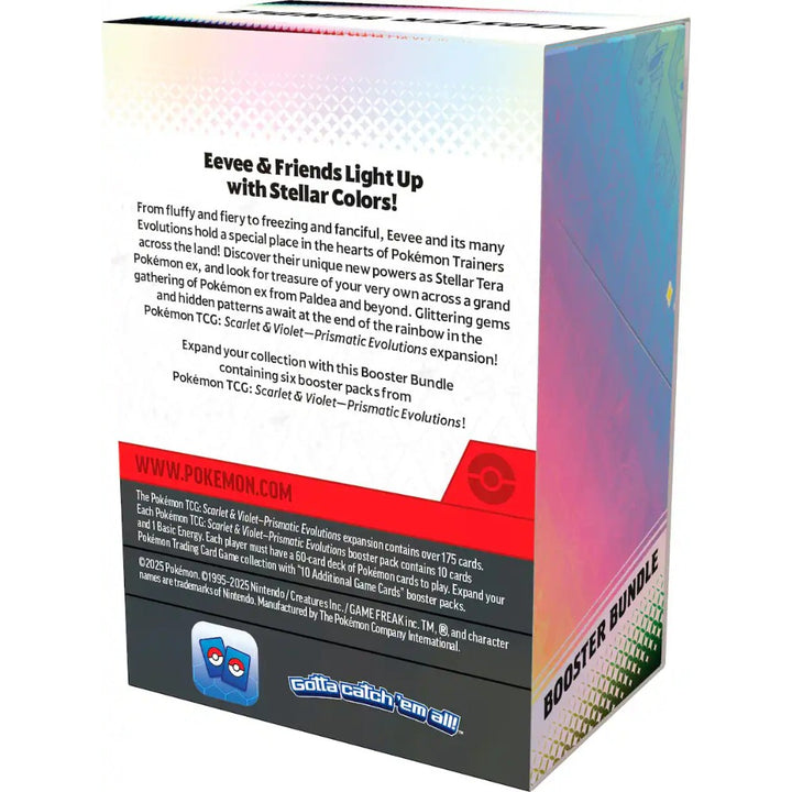 Pokémon TCG: Scarlet & Violet Prismatic Evolutions Booster Bundle (6 Packs)