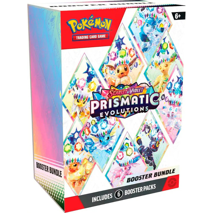 Pokémon TCG: Scarlet & Violet Prismatic Evolutions Booster Bundle (6 Packs)