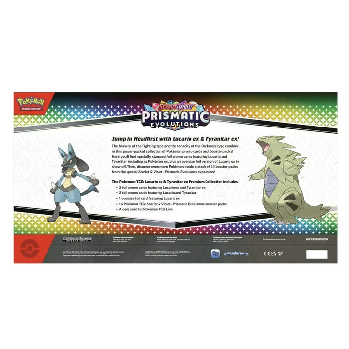 Pokémon TCG: Scarlet & Violet Lucario ex & Tyranitar ex Premium Collection