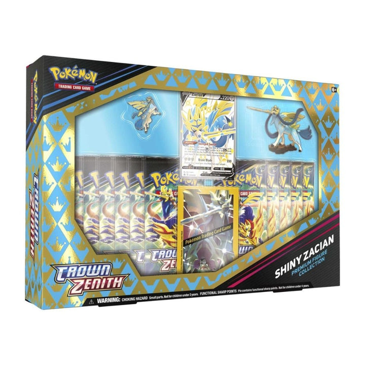 Pokémon TCG: Sword & Shield Crown Zenith Shiny Zacian Premium Figure Collection