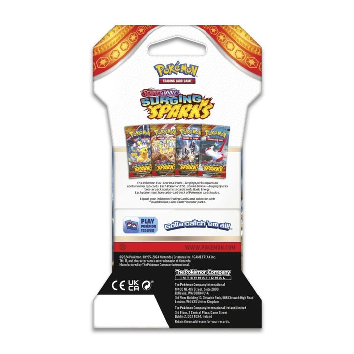Pokémon TCG: Scarlet & Violet Surging Sparks Sleeved Booster Pack-Random Art