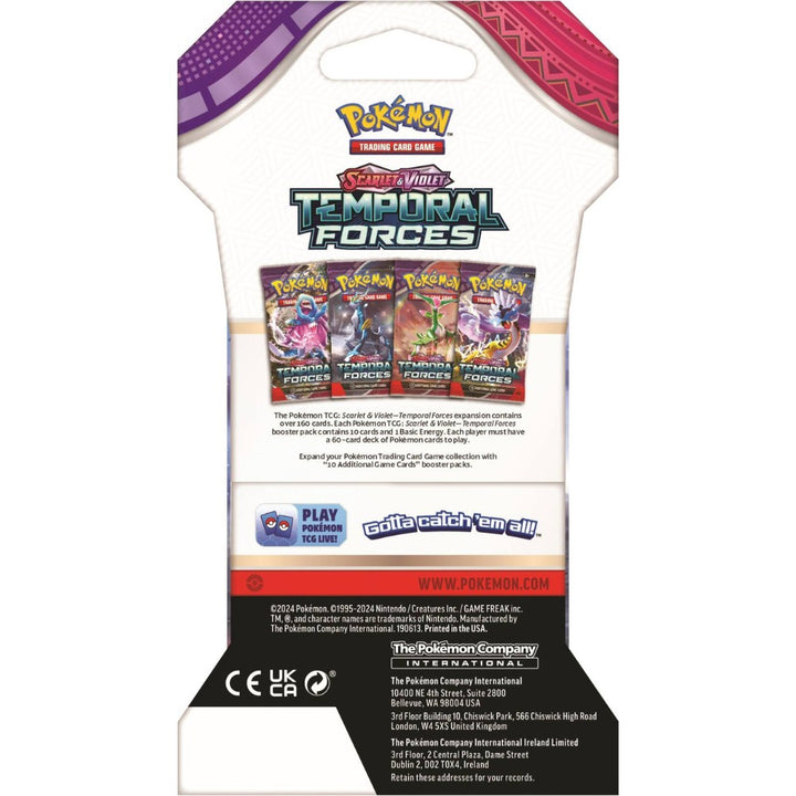 Pokémon TCG: Scarlet & Violet Temporal Forces Sleeved Booster Pack-Random Art