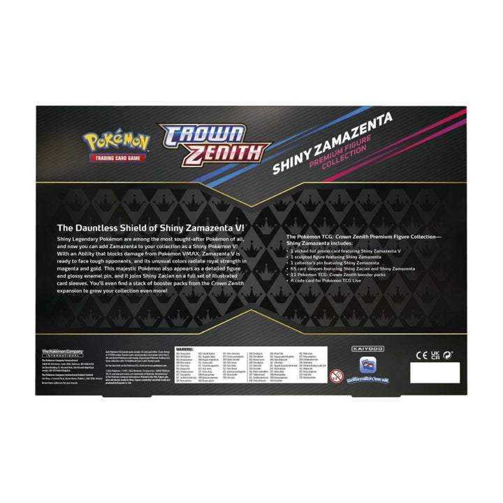 Pokémon TCG: Sword & Shield Crown Zenith Shiny Zamazenta Premium Figure Collection